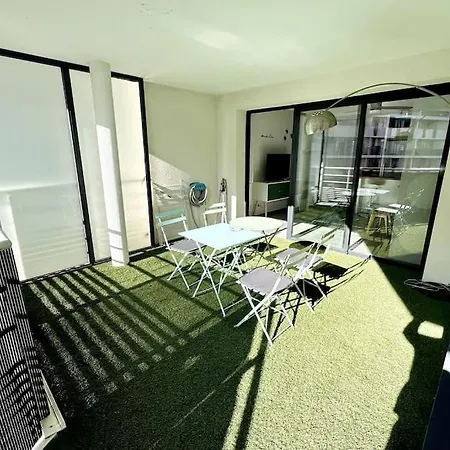 Bel Design 2ch, Mairie, Pkg, Wifi, Terrasse, Port Marianne * مونبيلييه