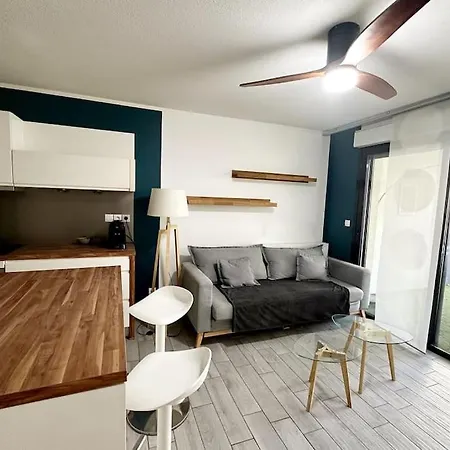 شقة Bel Design 2ch, Mairie, Pkg, Wifi, Terrasse, Port Marianne