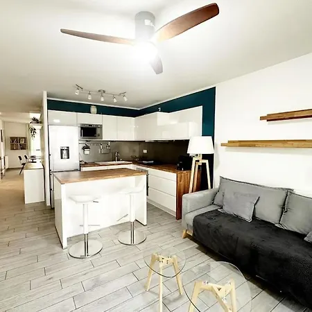 Bel Design 2ch, Mairie, Pkg, Wifi, Terrasse, Port Marianne * Монпелье