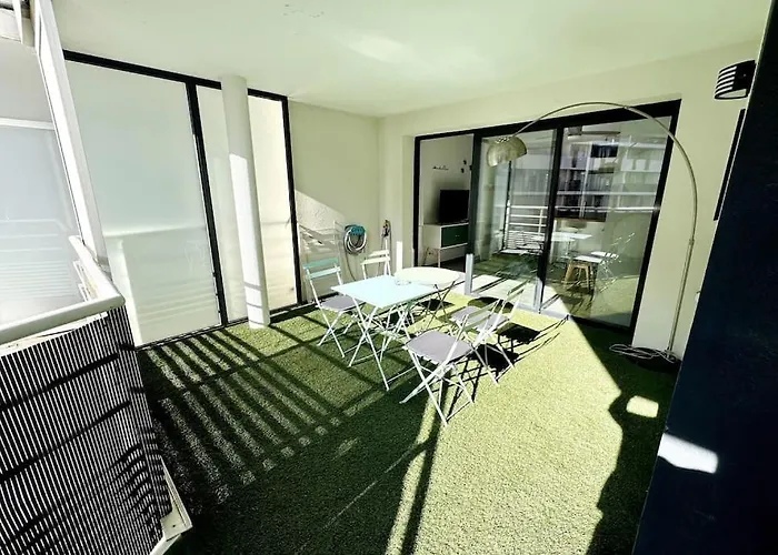 Bel Design 2ch, Mairie, Pkg, Wifi, Terrasse, Port Marianne * Μονπελιέ