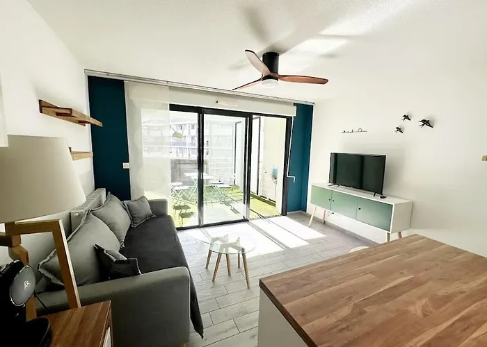 Bel Design 2ch, Mairie, Pkg, Wifi, Terrasse, Port Marianne