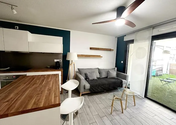 Διαμέρισμα Bel Design 2ch, Mairie, Pkg, Wifi, Terrasse, Port Marianne